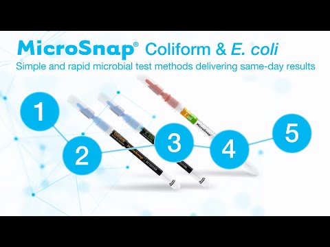 MicroSnap® Coliform - Rapid Coliform Enumeration Test Kit (Enrichment - Step 1)