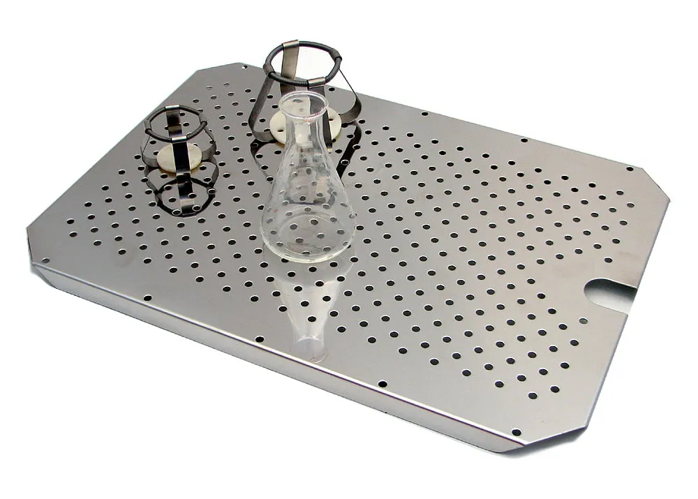 Clifton SFT0100 Stainless Steel Flask Clip Tray – 18 × 100ml Flasks
