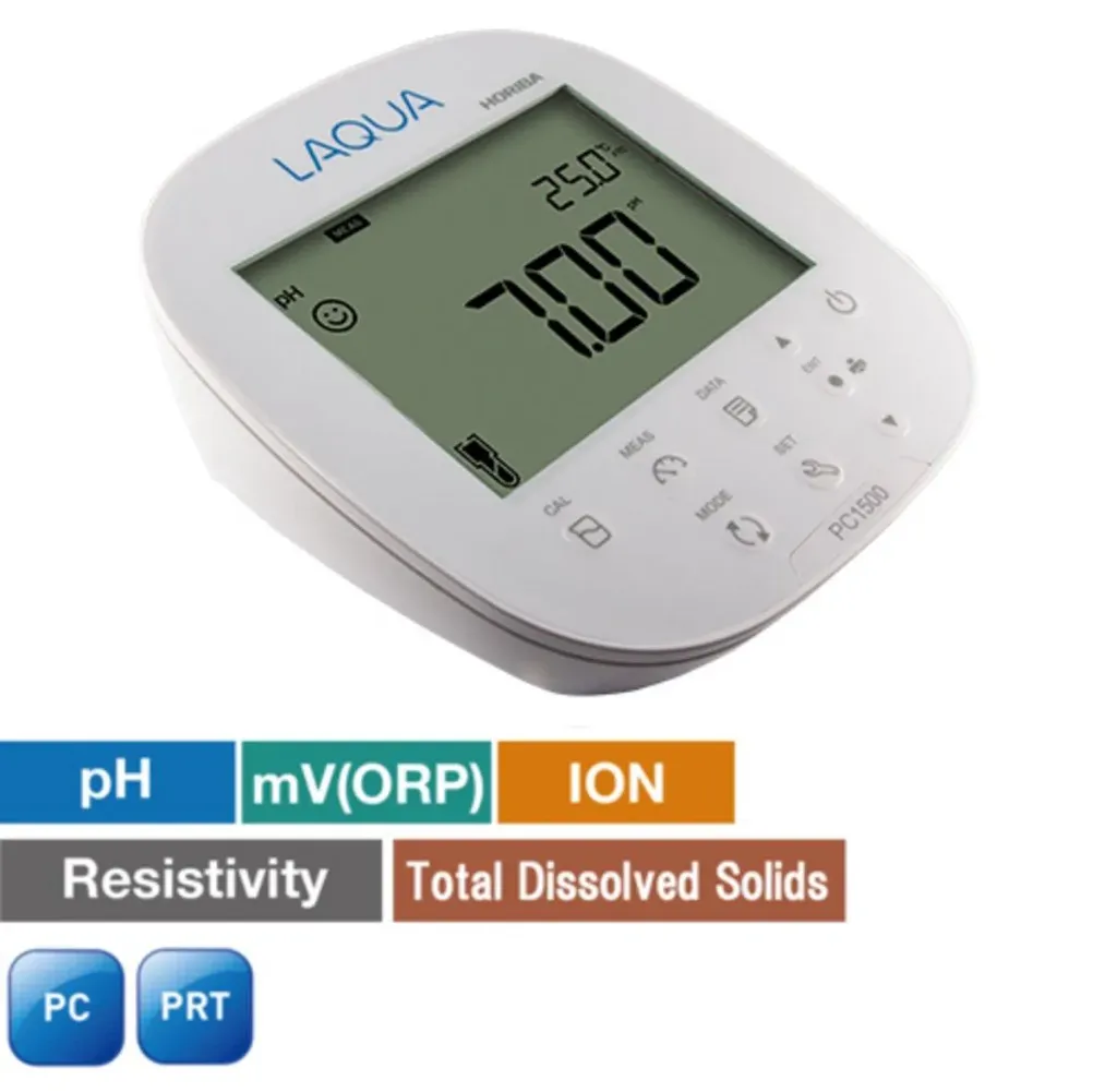 HORIBA LAQUA PC1500 Benchtop pH / ORP / Conductivity / Resistivity / TDS / Salinity / Temperature Meter