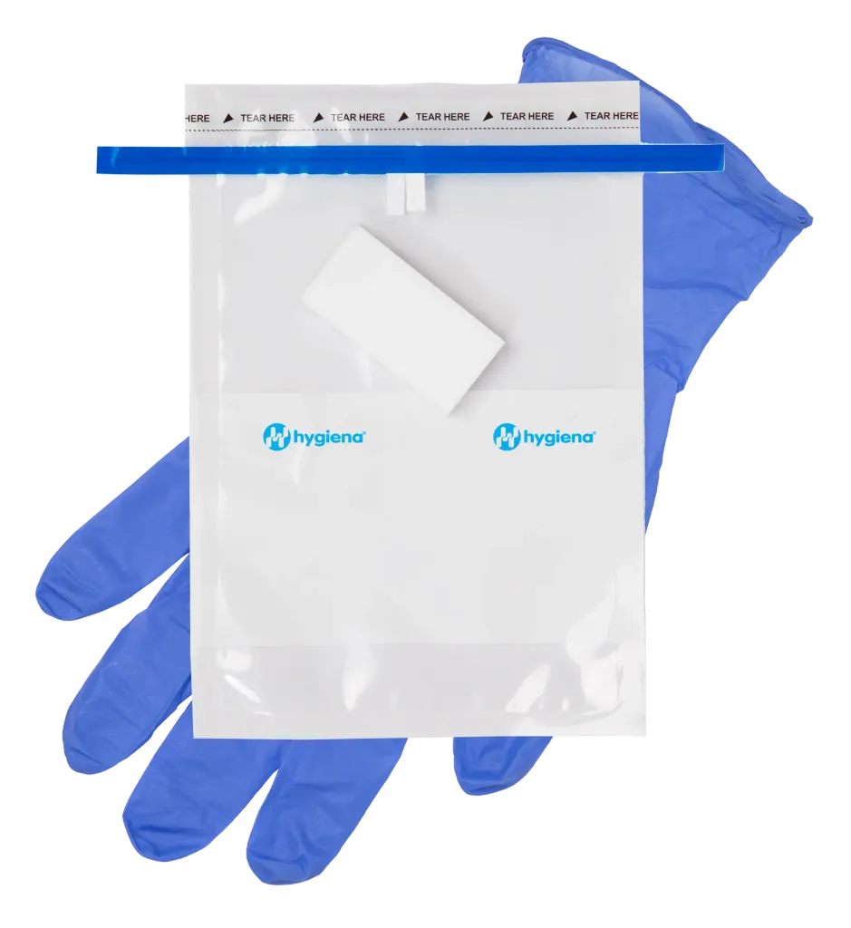 [EM-HSB100NBPG-100] Hygiena® Sponge'n Bag™ 10mL Neutralizing Buffer w/ Gloves