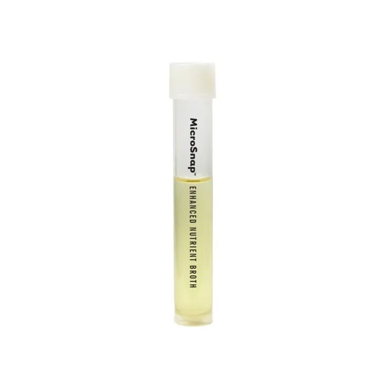 [EM-MS1-N-BROTH-9ML-100] MicroSnap® Enhanced Nutrient Broth 9ml - Ready-to-Use Indicator Organism Enrichment Media