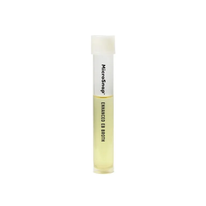 [EM-MS1-EB-BROTH-9ML-100] MicroSnap® Enhanced EB Broth 9ml - Enterobacteriaceae Enrichment for Challenging Matrices