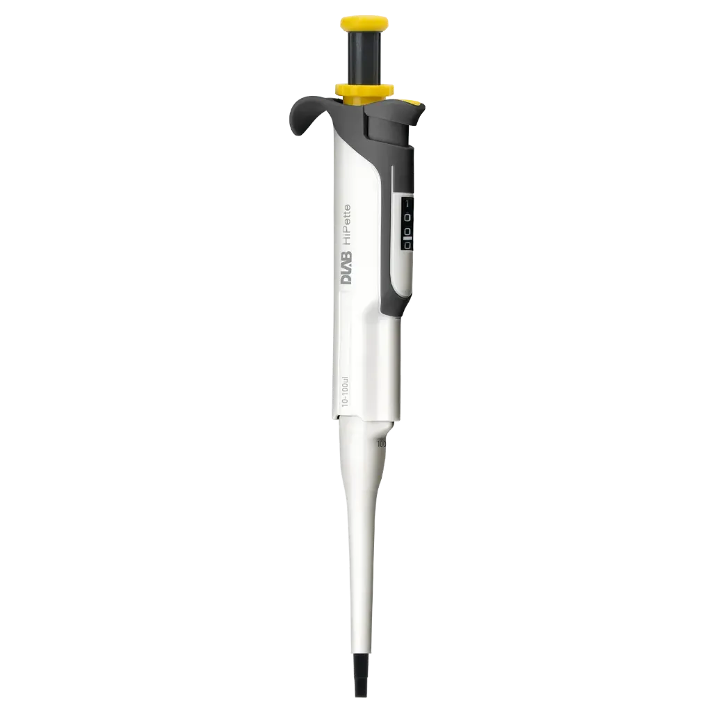 [PIP-BD-10100-1] HiPette Single Channel Manual Pipette 10-100uL (Yellow)