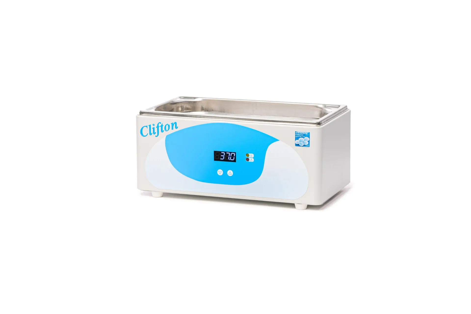 Clifton ShallowBath™ NE2-2D Digital Water Bath – 2L, Low Profile, 0.1°C Resolution