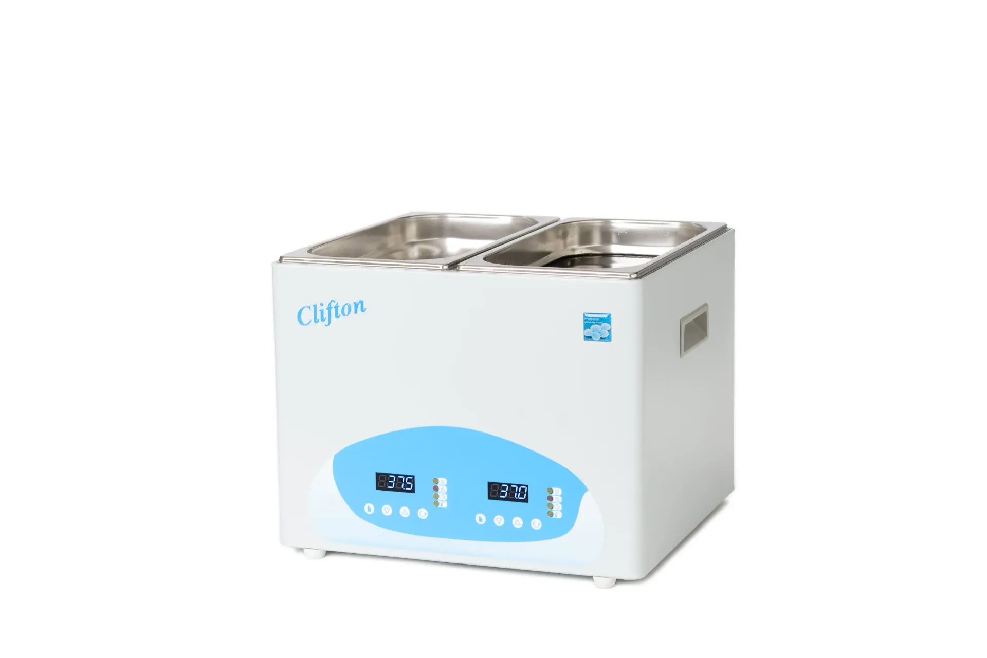 Clifton DuoBath™ Digital Water Bath NE2D-4/4 – Dual 4L Chambers, Independent PID Control