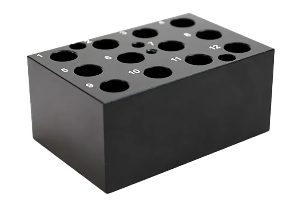 [EM-IB003-1] Hygiena® Swab Tube Block for Digital Dry Block Mini Incubator - x12 Wells