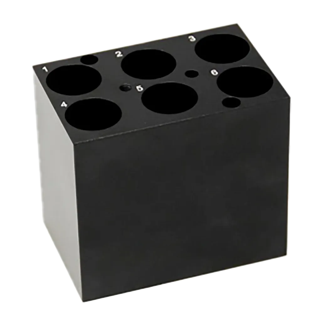 [EM-IB004-1] Hygiena® Vial Tube Block for Digital Dry Block Mini Incubator - x6 Wells