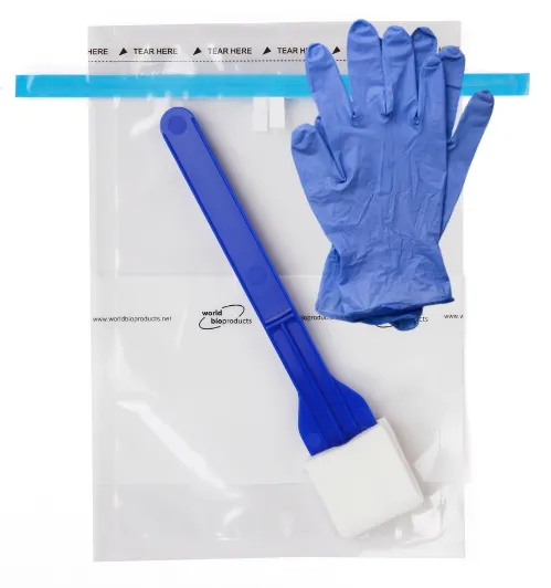 EZ Reach™ Sponge w/ gloves, 10ml, HiCap™ Neutralizing Broth  (Polyurethane - 18 oz Bag)